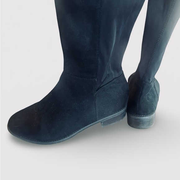 Fashion Nova Black Over the Knee Boots - Picture 12 of 12